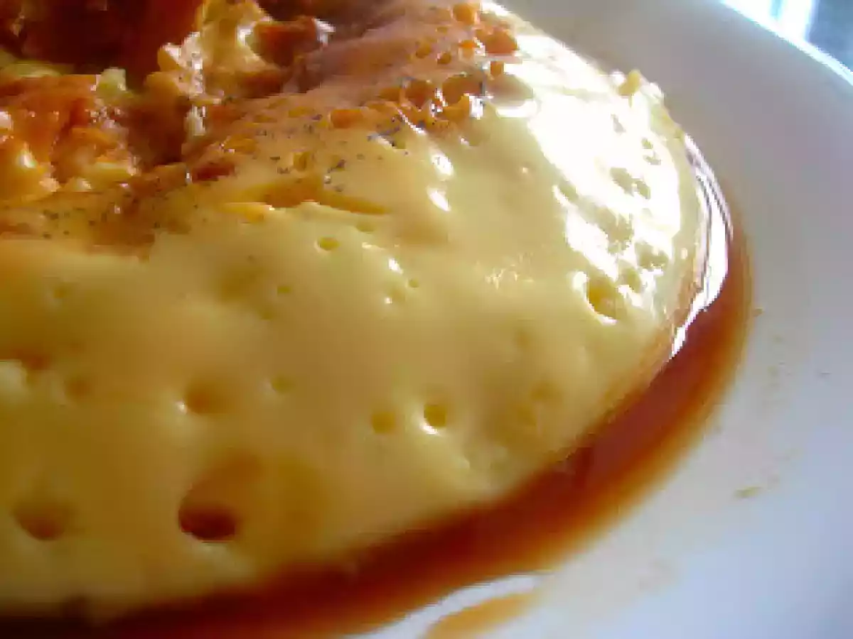 Pudim flan em 4 minutos