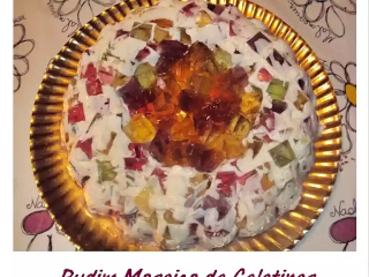 Pudim Mosaico de Gelatinas