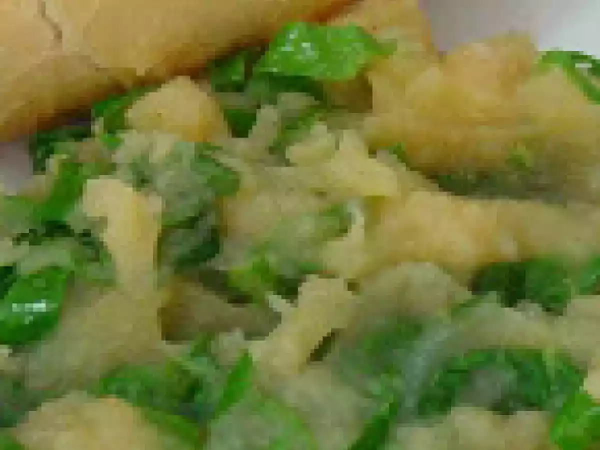 Purê de Batata com Couve (vegana)