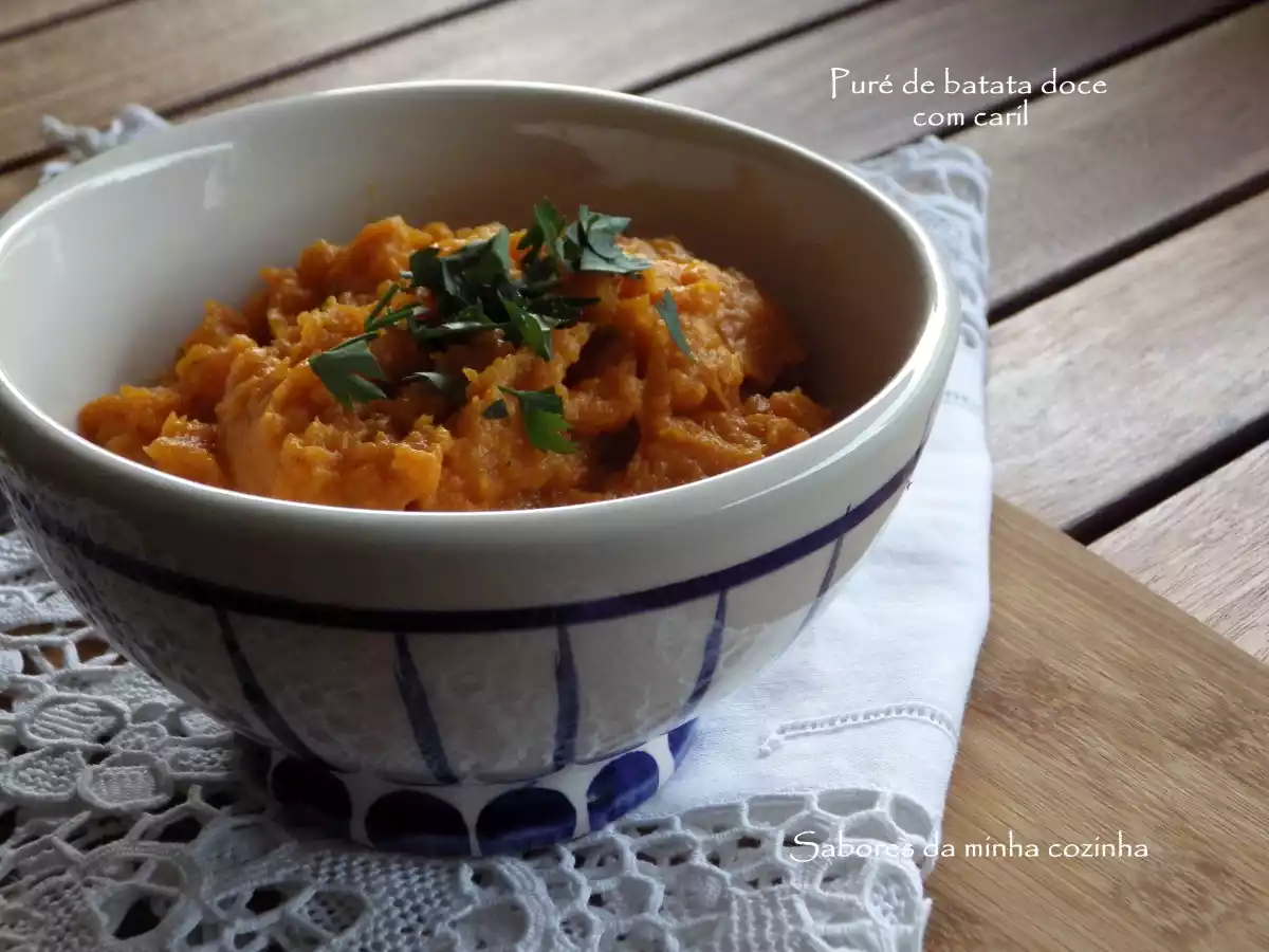 Puré de batata doce com caril - foto 2