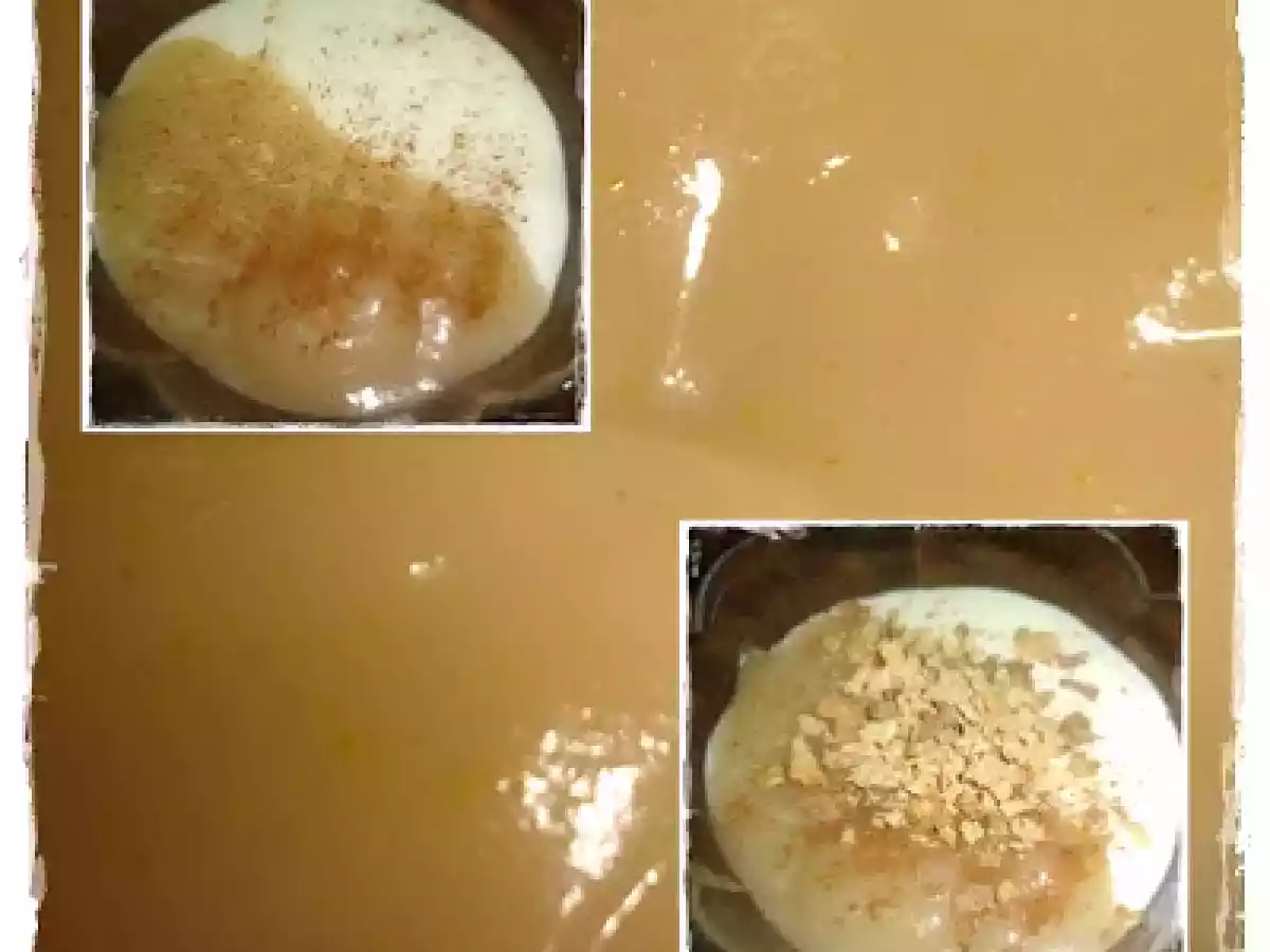 Puré de Pêras com Laranja, Vinho do Porto e Canela