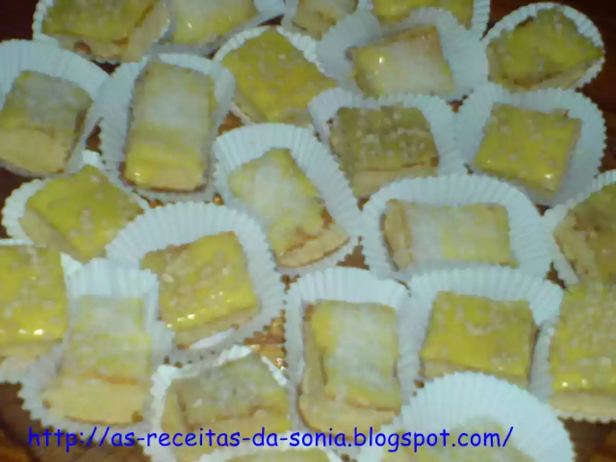 Quadradinhos de coco e amêndoa - foto 2