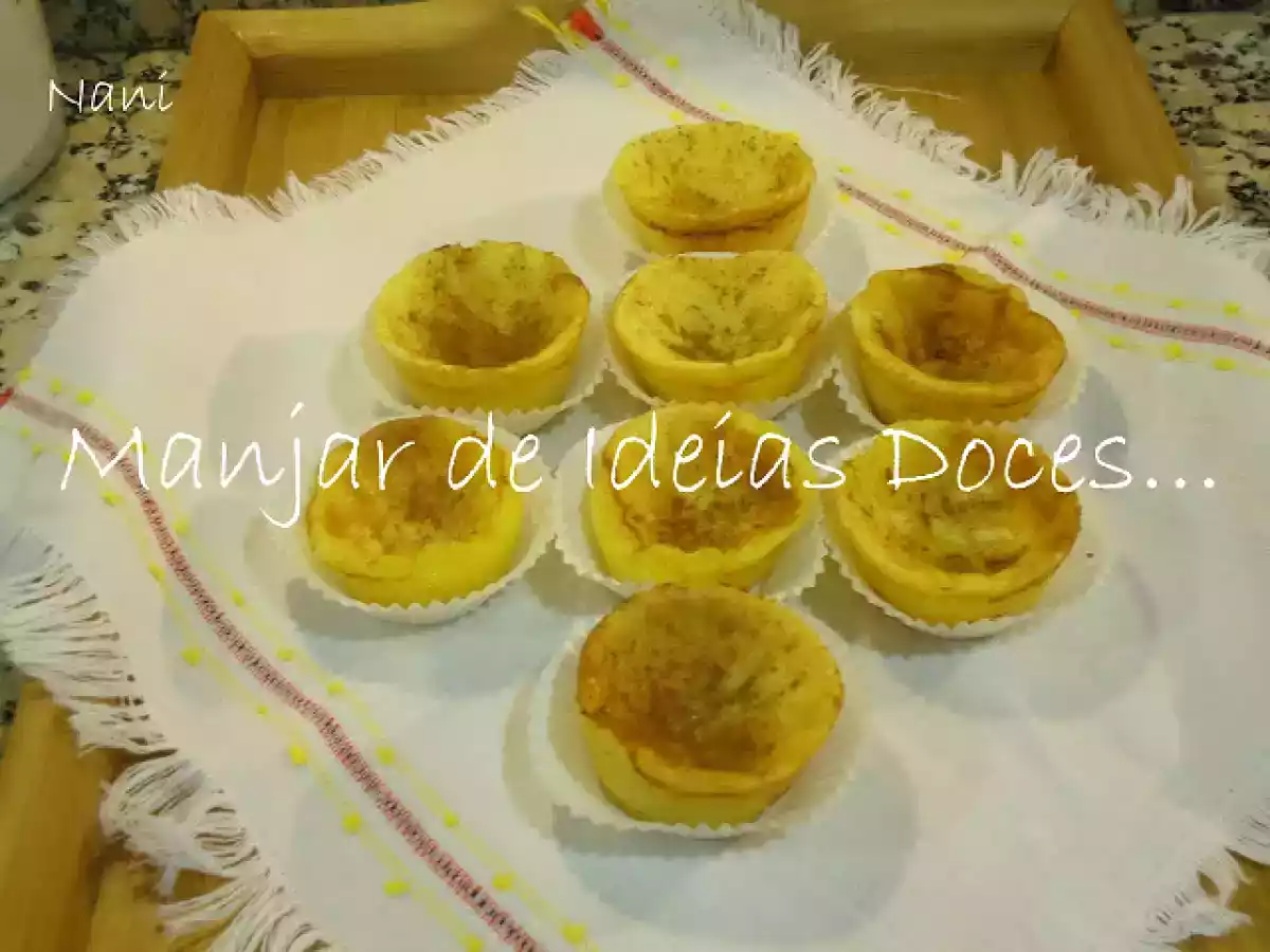 Queijadas de Leite com Pudim Mandarim
