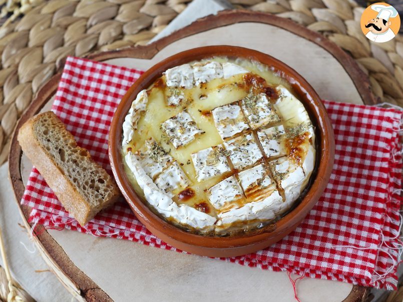 Queijo Camembert com mel assado na Air Fryer - foto 3