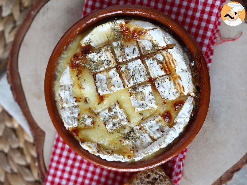 Queijo Camembert com mel assado na Air Fryer - foto 4