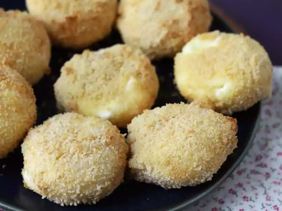 Queijo empanado na Air Fryer - foto 3