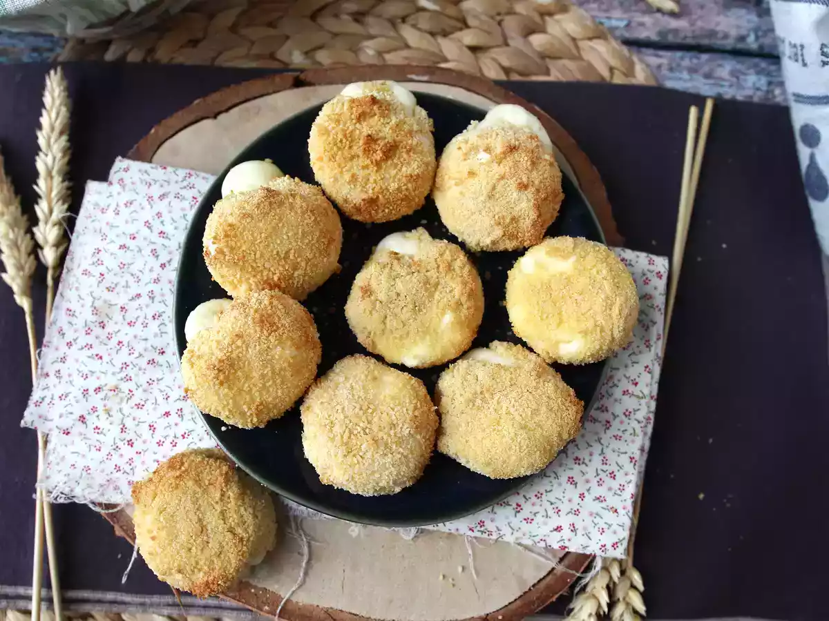 Queijo empanado na Air Fryer - foto 4