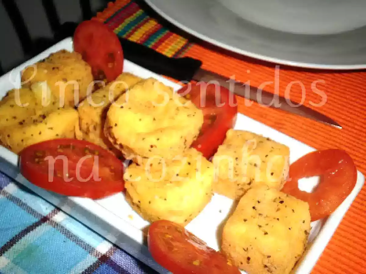 Queijo flamengo panado em farinha de milho e ervas - foto 4