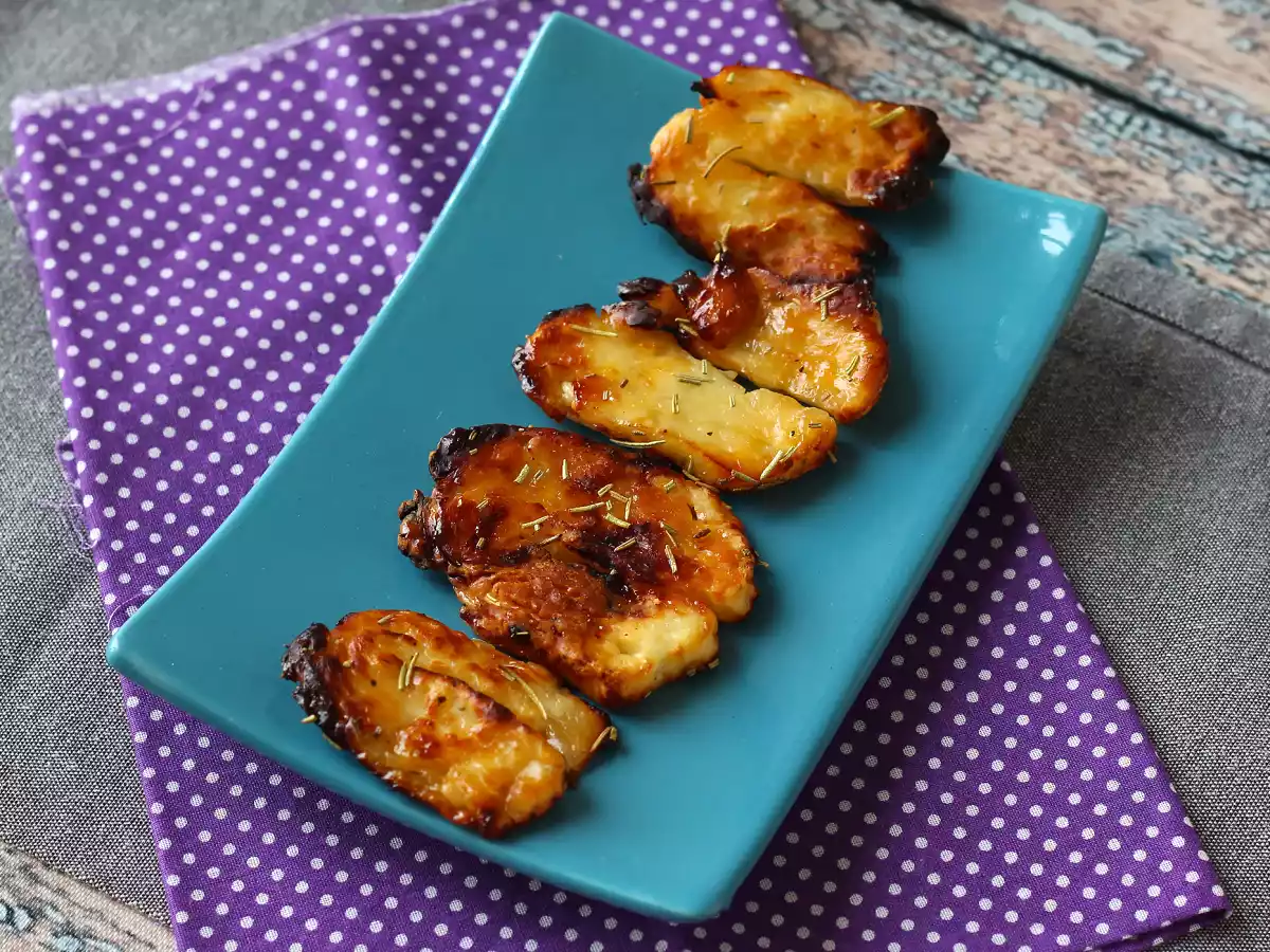 Queijo halloumi com mel grelhado na Air Fryer - foto 3