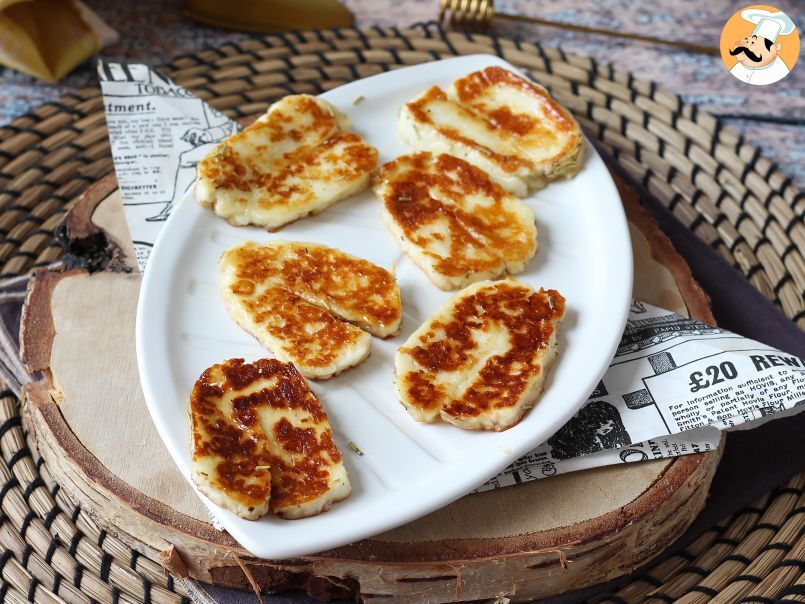 Queijo halloumi grelhado com mel e alecrim - foto 3