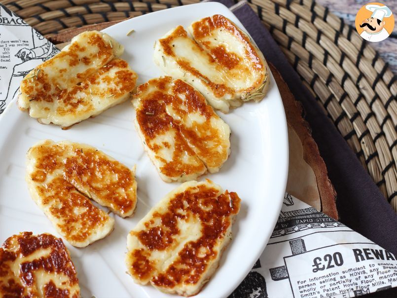 Queijo halloumi grelhado com mel e alecrim - foto 4