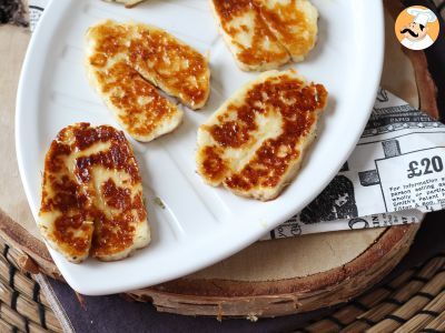 Queijo halloumi grelhado com mel e alecrim - foto 2