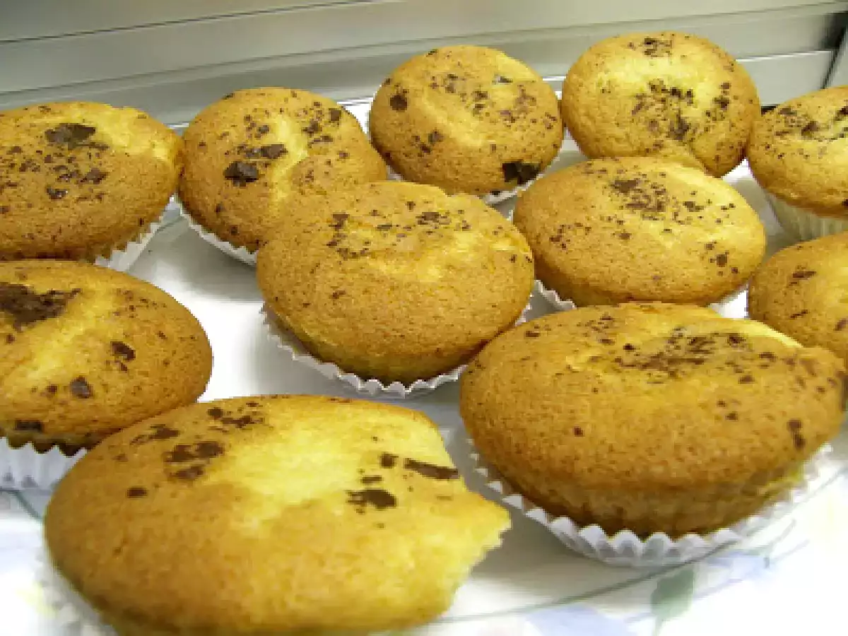 Queques com Pedacinhos de Chocolate