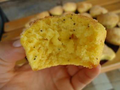 Queques de batata doce em crosta de canela e açucar