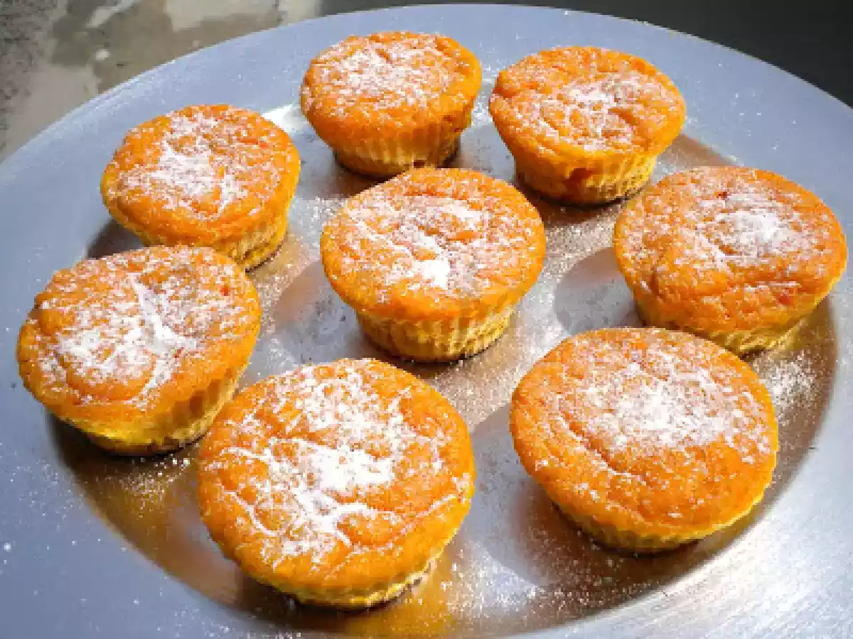 Queques de cenoura e laranja