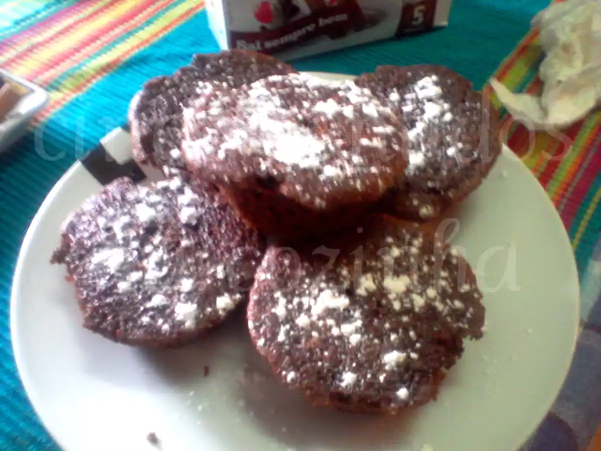 Queques de chocolate - Preparado para bolo de chocolate Branca de Neve