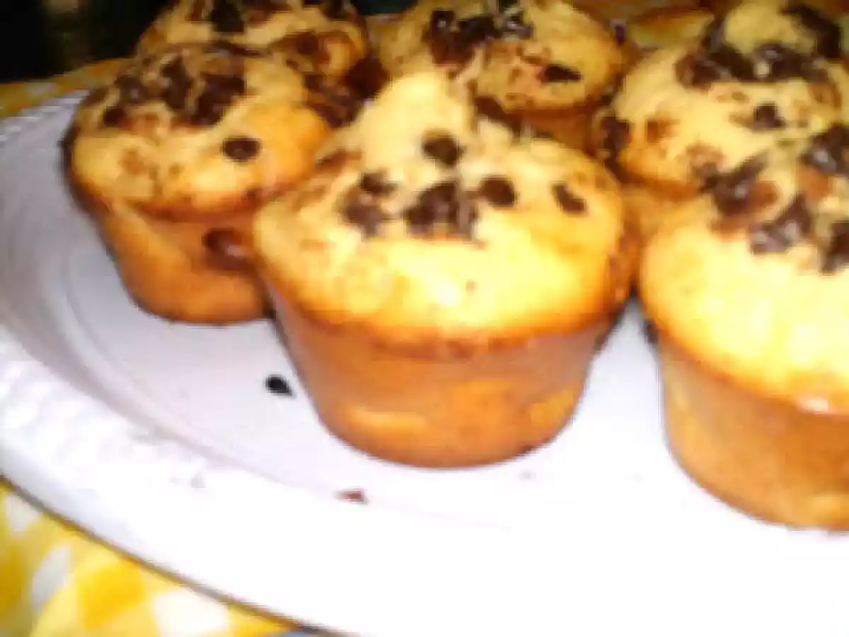 Queques de maçã e chocolate