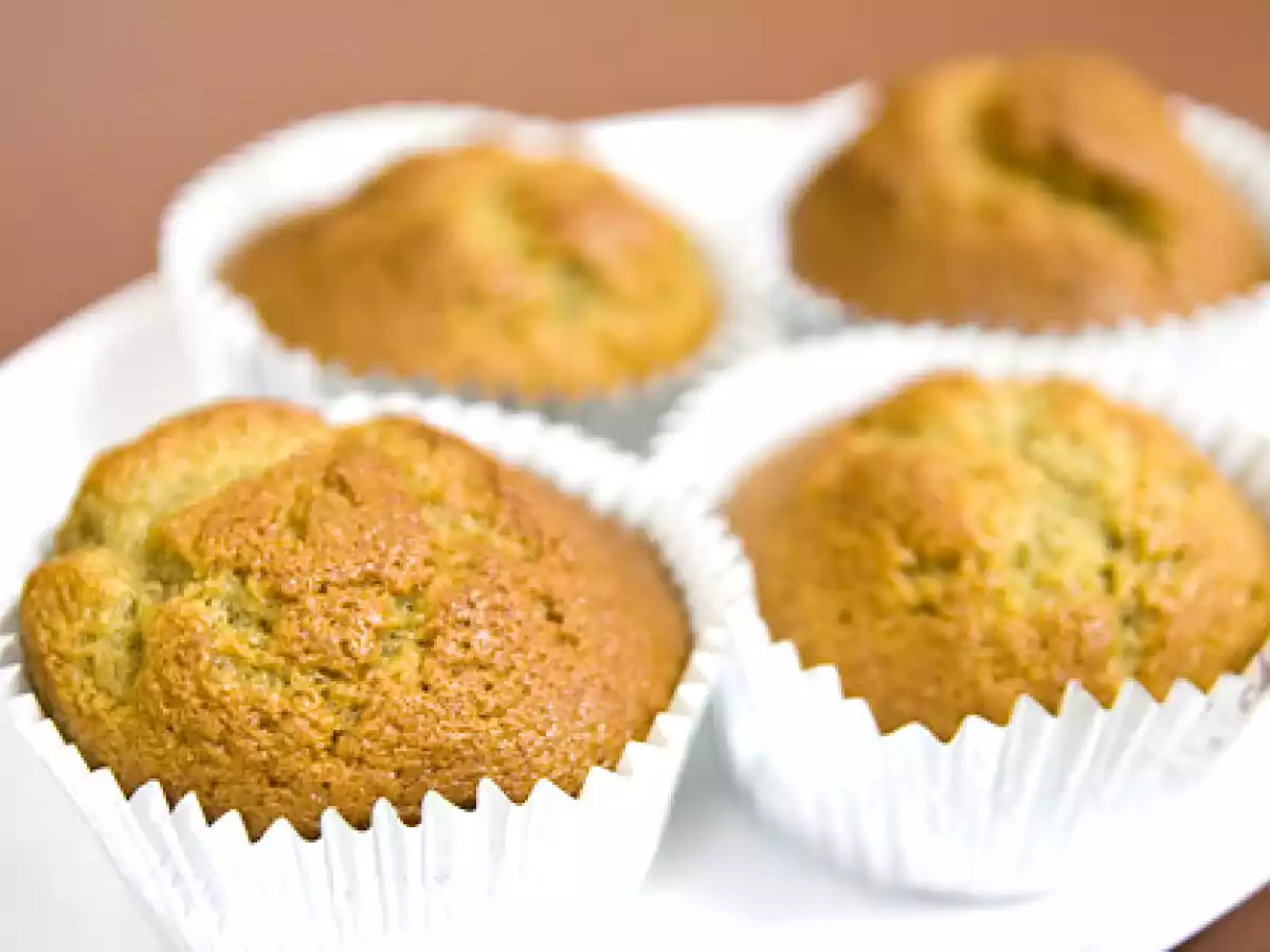 Queques (muffins) de banana