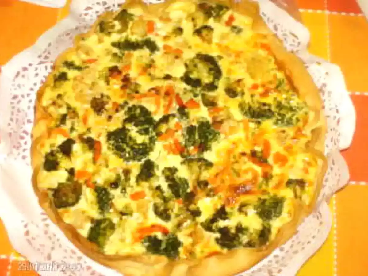 QUICHE COM VERDURAS