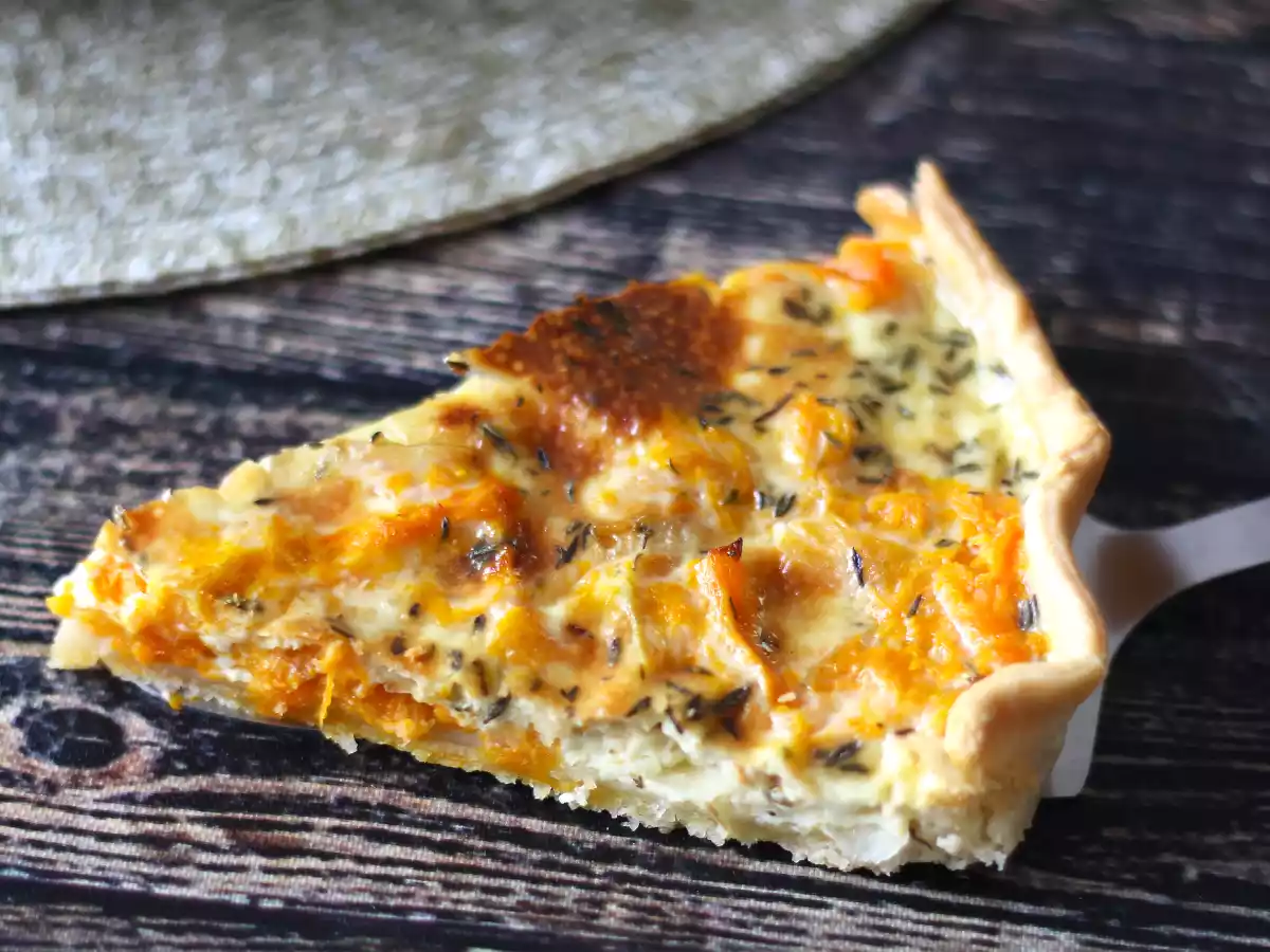 Quiche de abóbora, mais saudável e fácil a preparar - foto 2