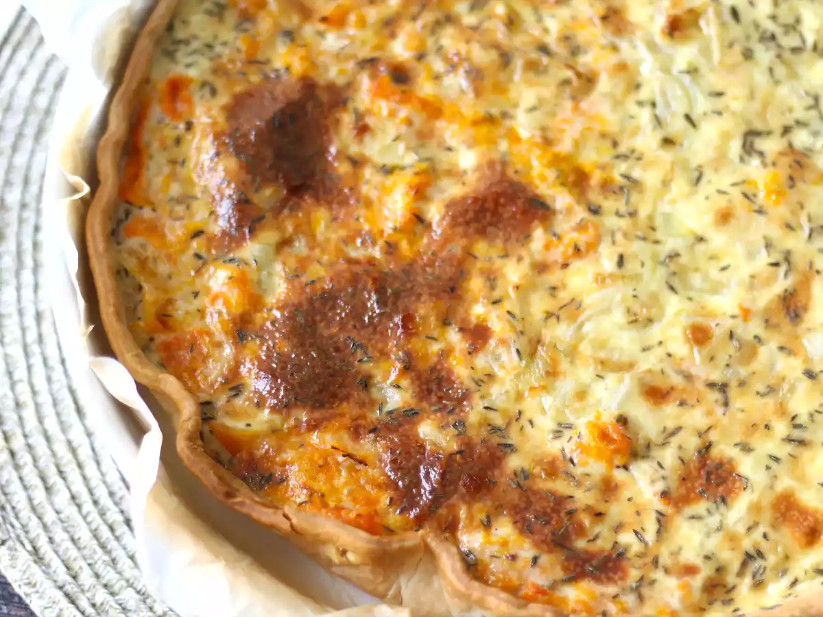 Quiche de abóbora, mais saudável e fácil a preparar - foto 4