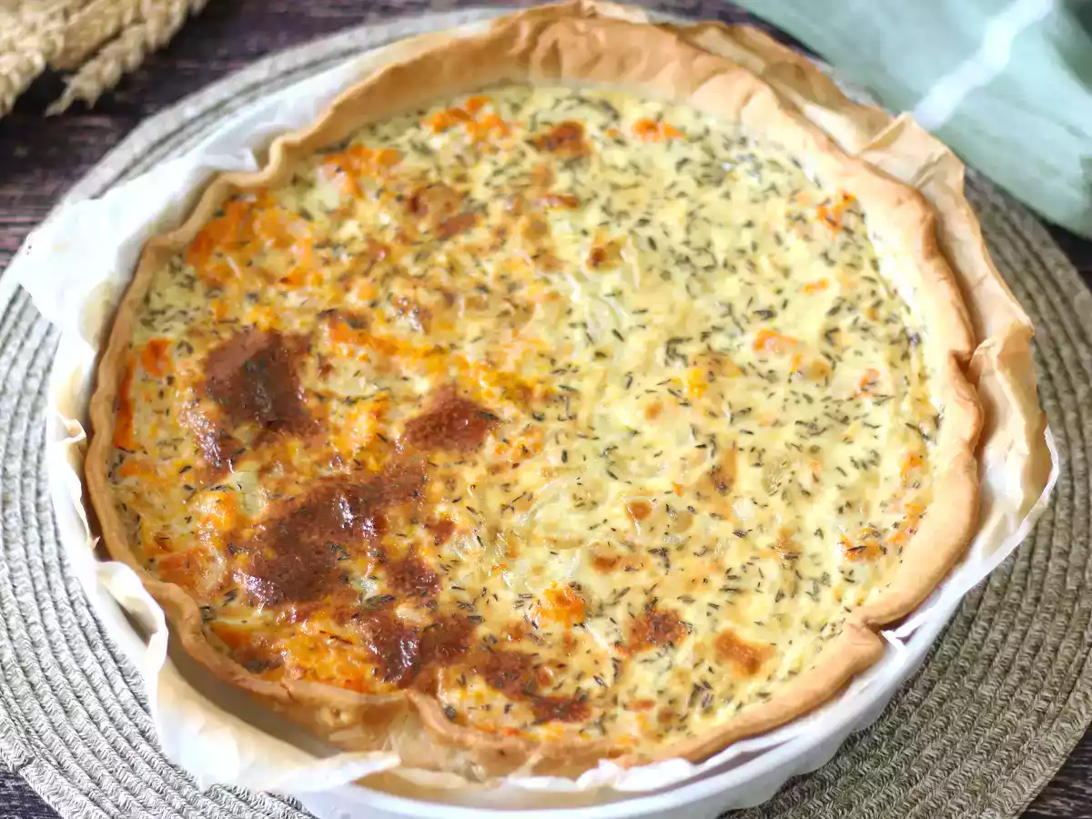 Quiche de abóbora, mais saudável e fácil a preparar - foto 5