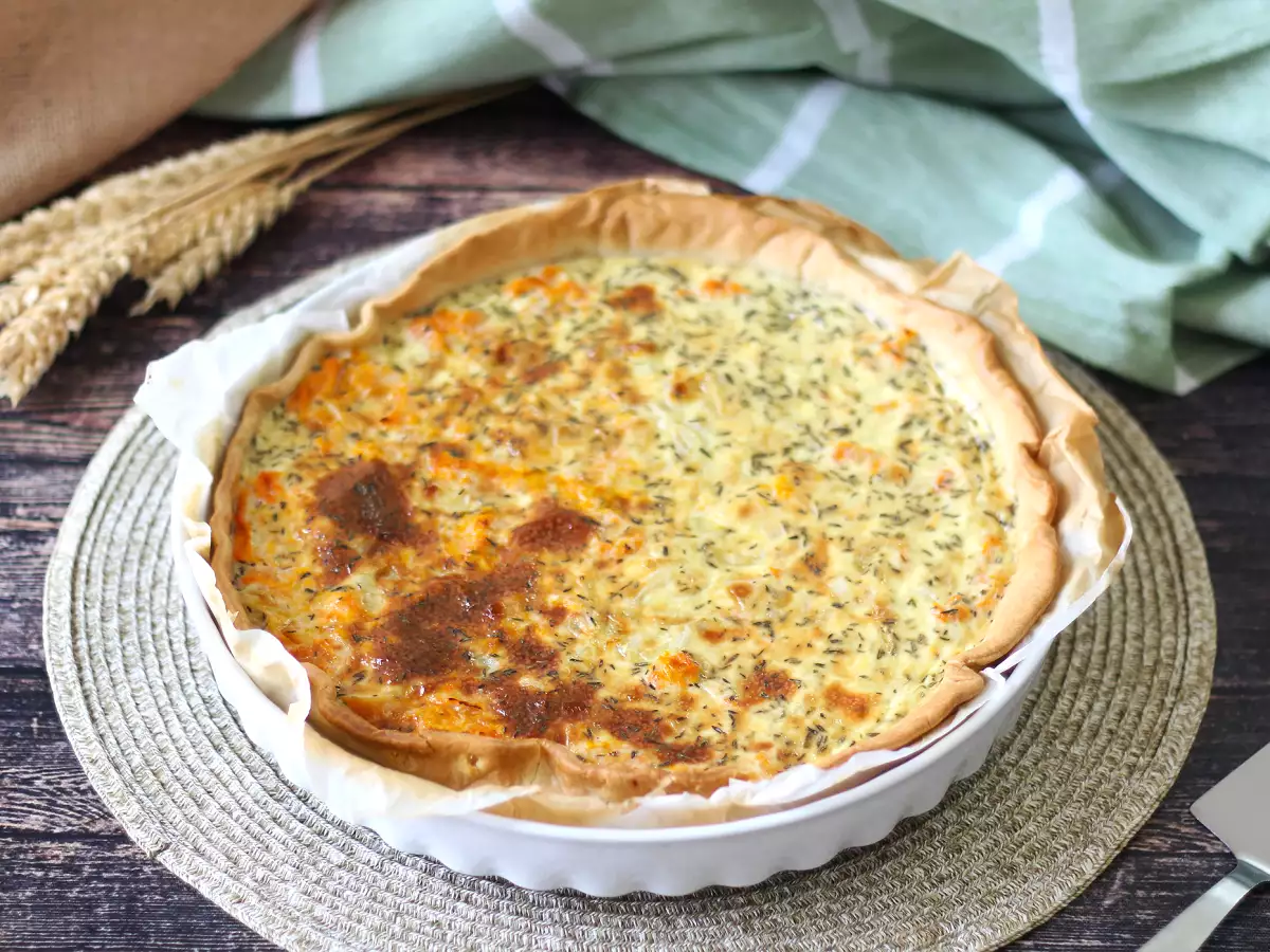 Quiche de abóbora, mais saudável e fácil de preparar