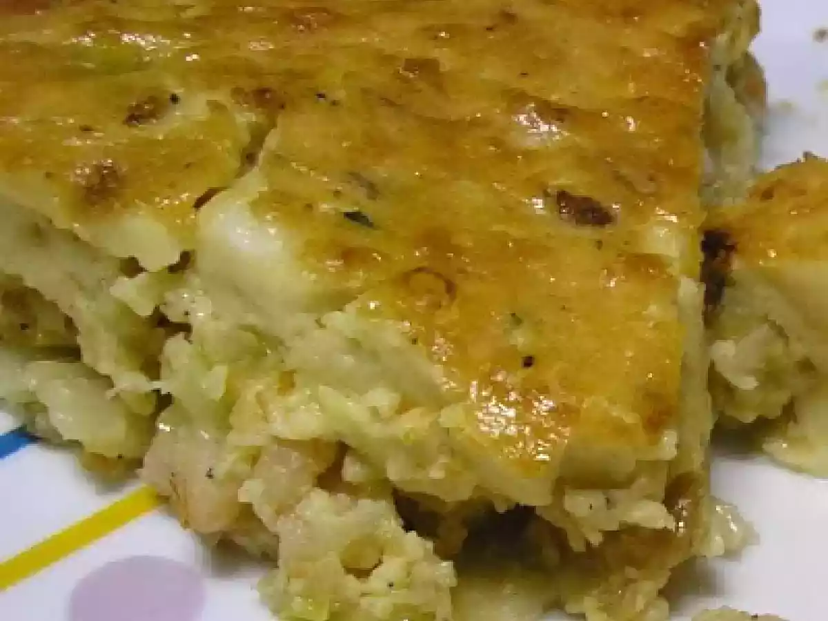 Quiche de alho francês e camarão