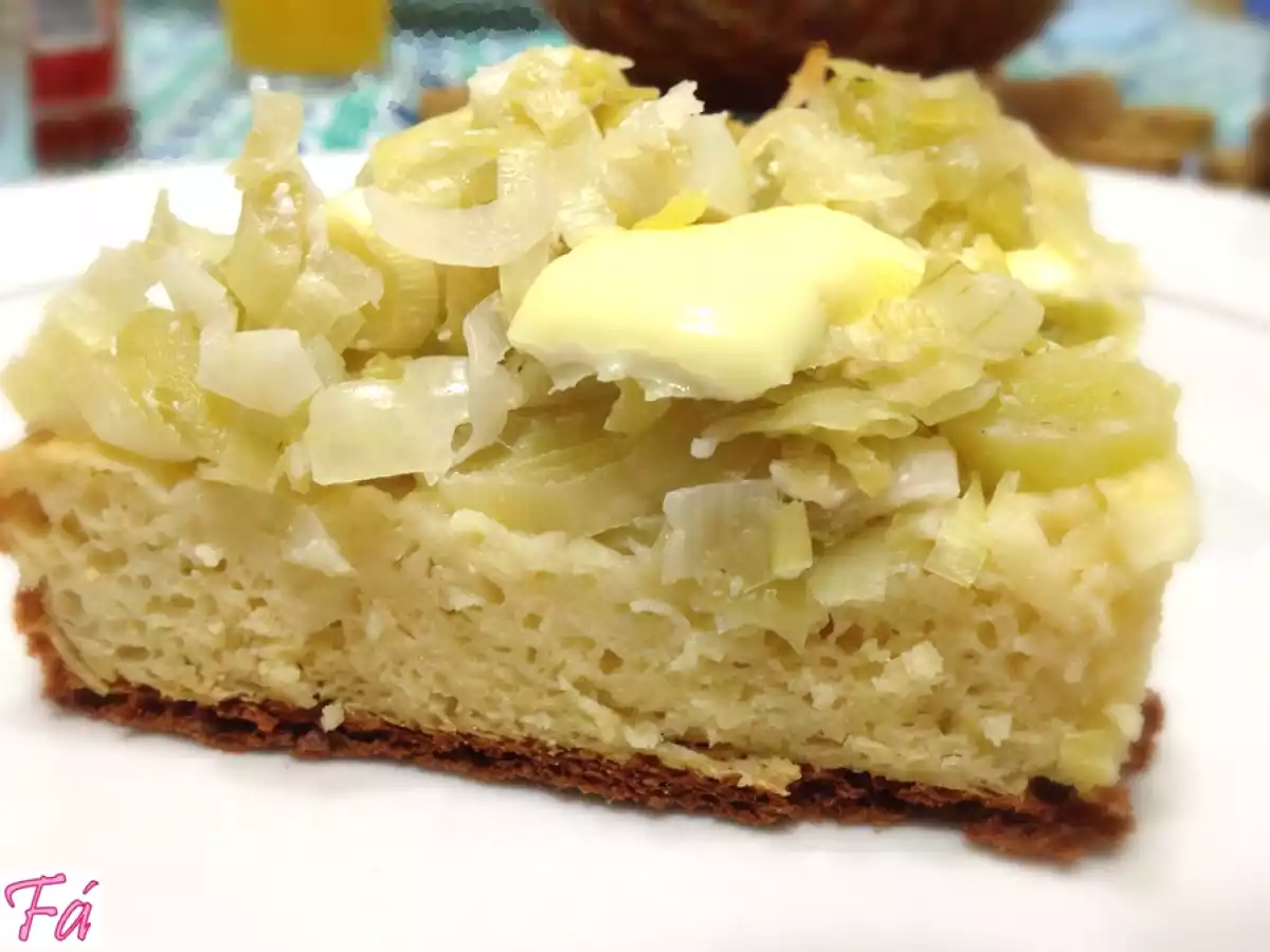Quiche de Alho-Poró Dukan