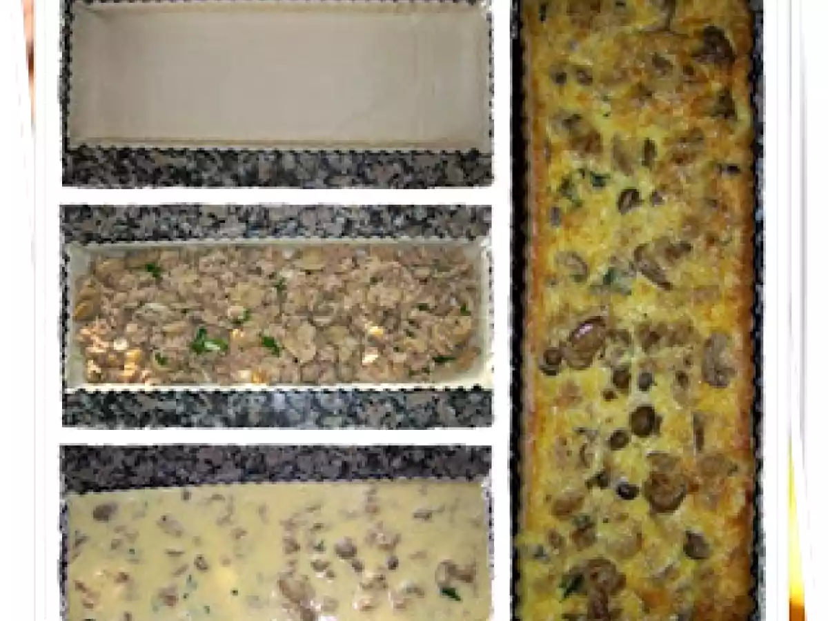 Quiche de atum & cogumelos - foto 3