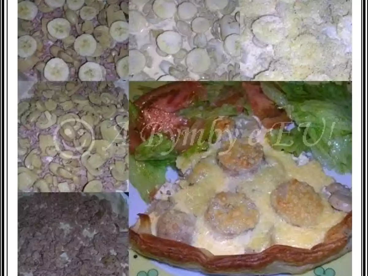 Quiche de Atum, Cogumelos e Banana - foto 2