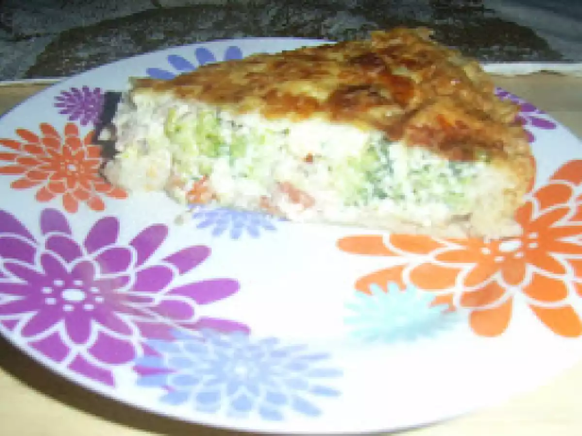 Quiche de atum e bróculos. - foto 3