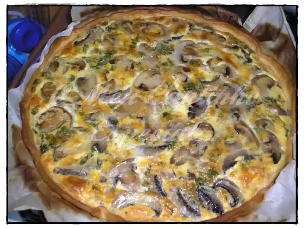 Quiche de Atum e Cogumelos - foto 2