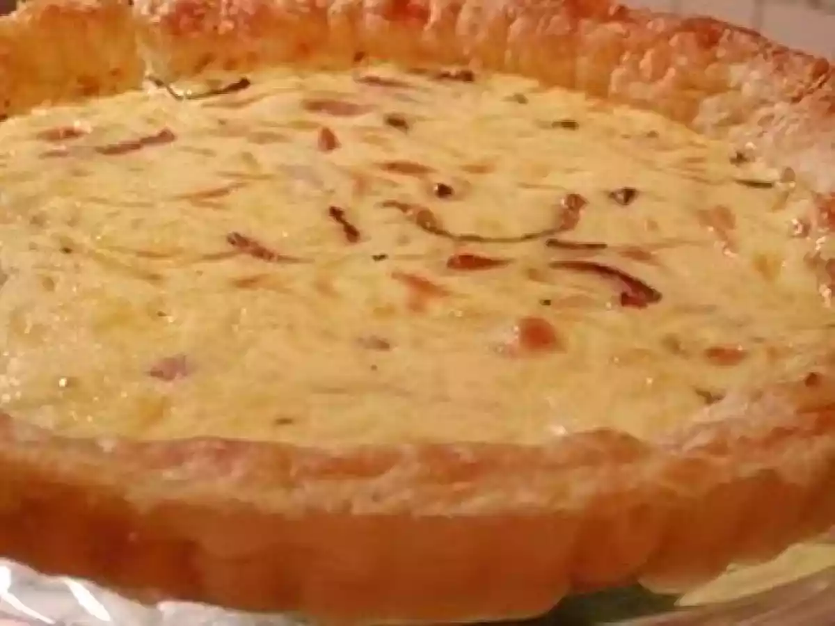 Quiche de Bacon e Fiambre