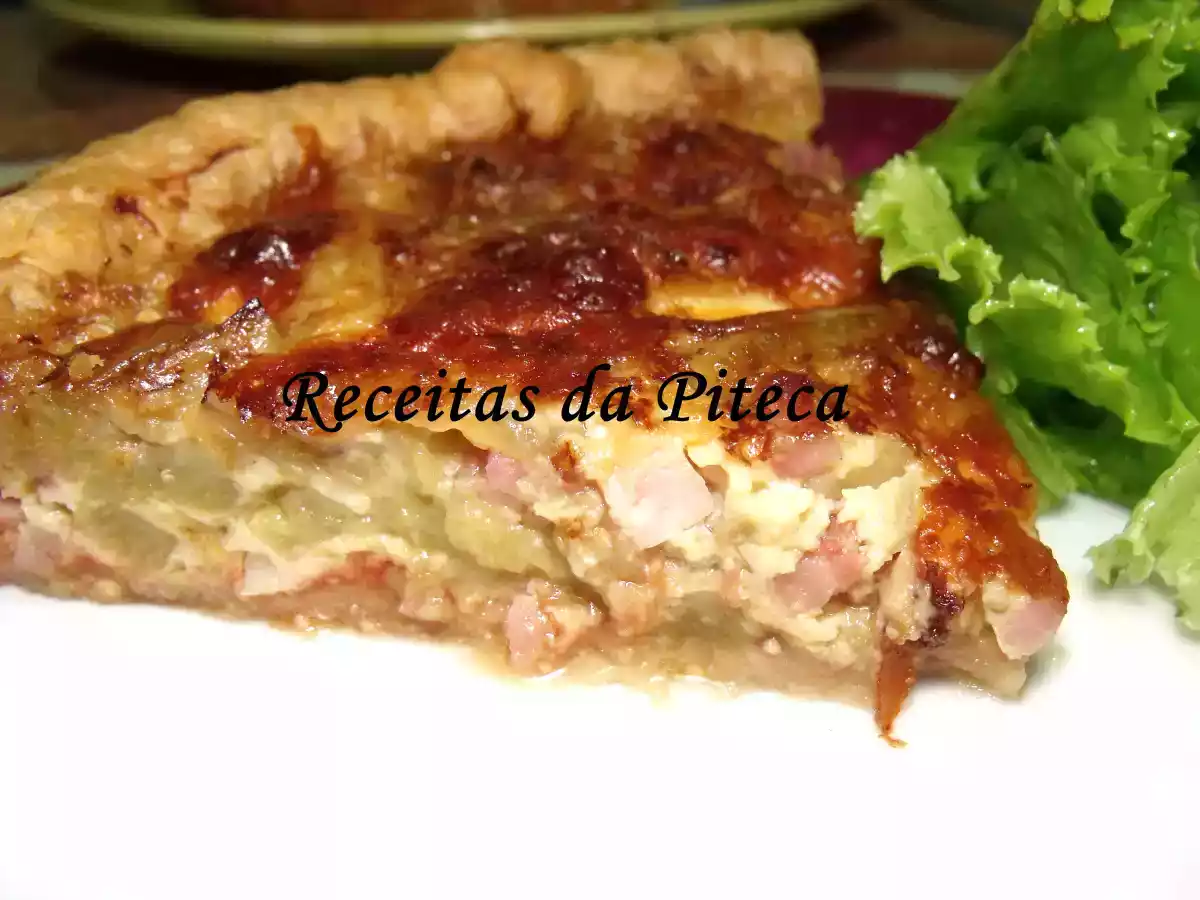 Quiche de beringela e bacon - foto 2