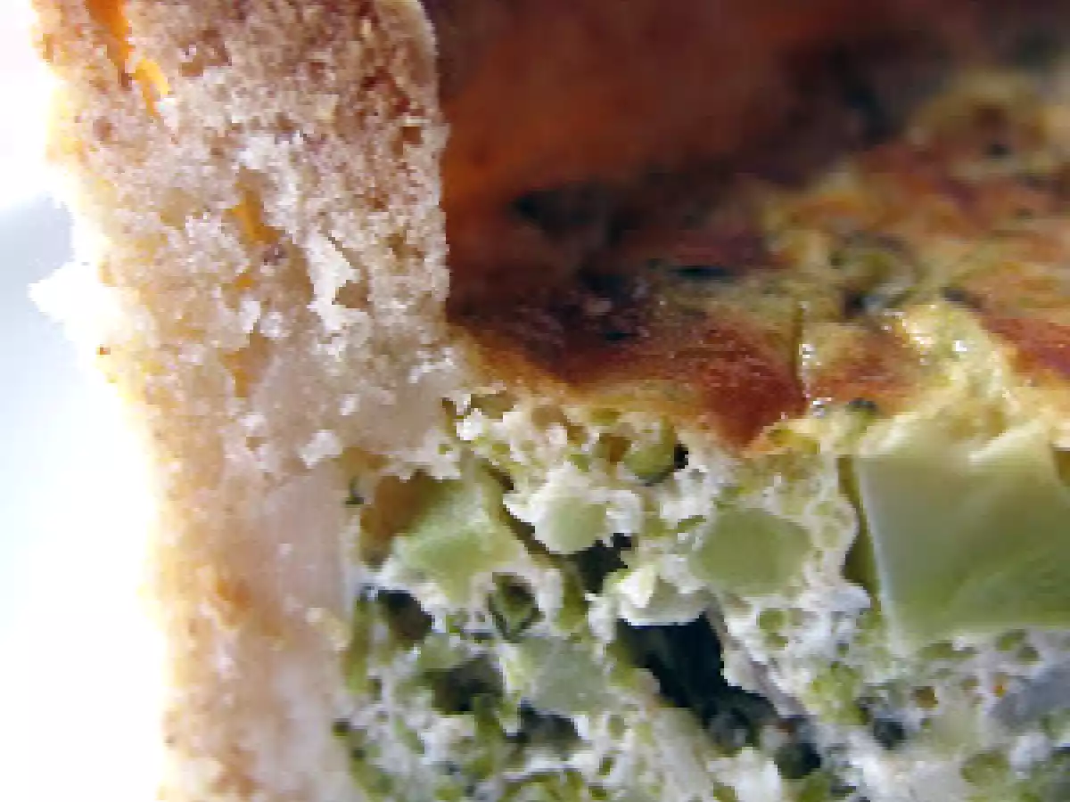 Quiche de Brocoli, Tomate Seco e Bacon - foto 2