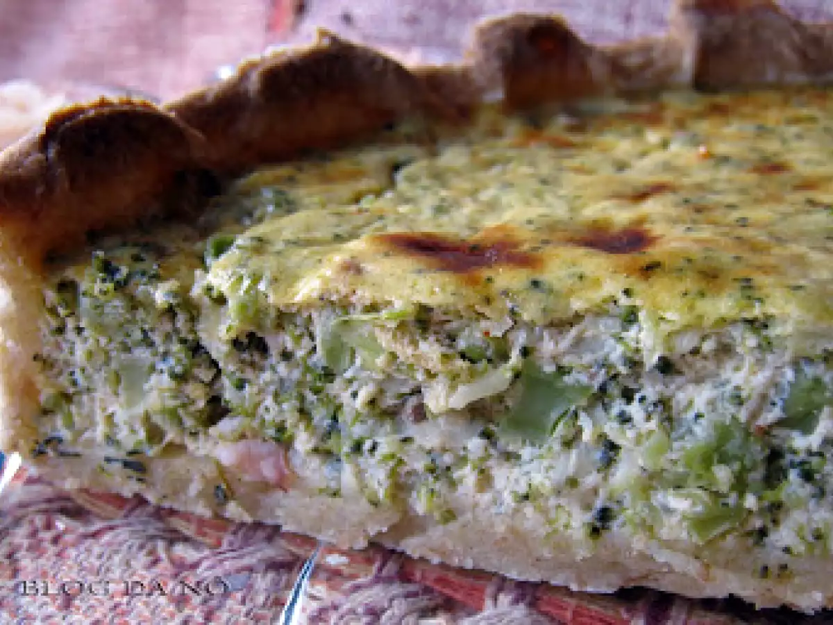 Quiche de brócolis, tomate seco e bacon - foto 3
