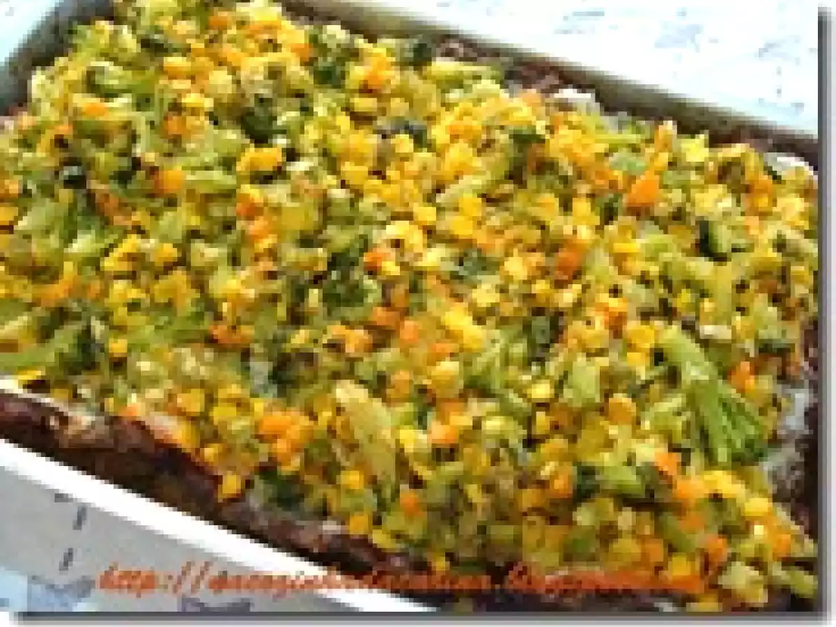 Quiche de carne à jardineira