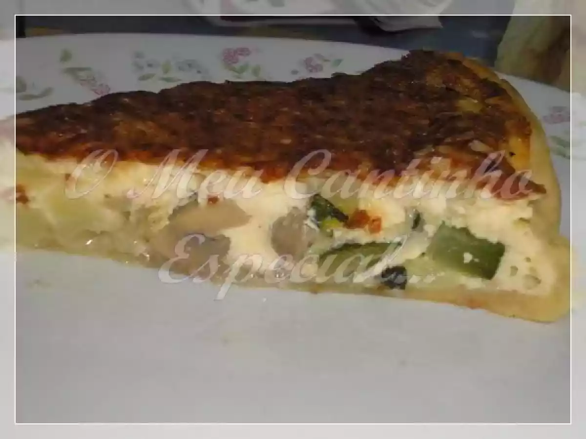 Quiche de Courgete e Cogumelos - foto 2