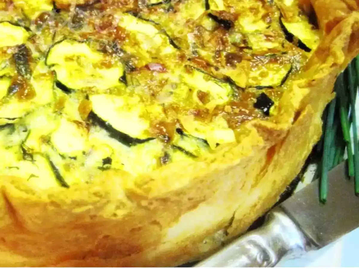 Quiche de Courgettes, Bacon e Ervas - foto 2