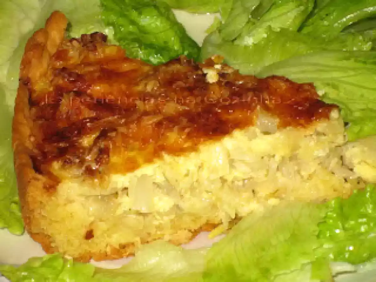 Quiche de Couve-flor e Alho Francês / Poró