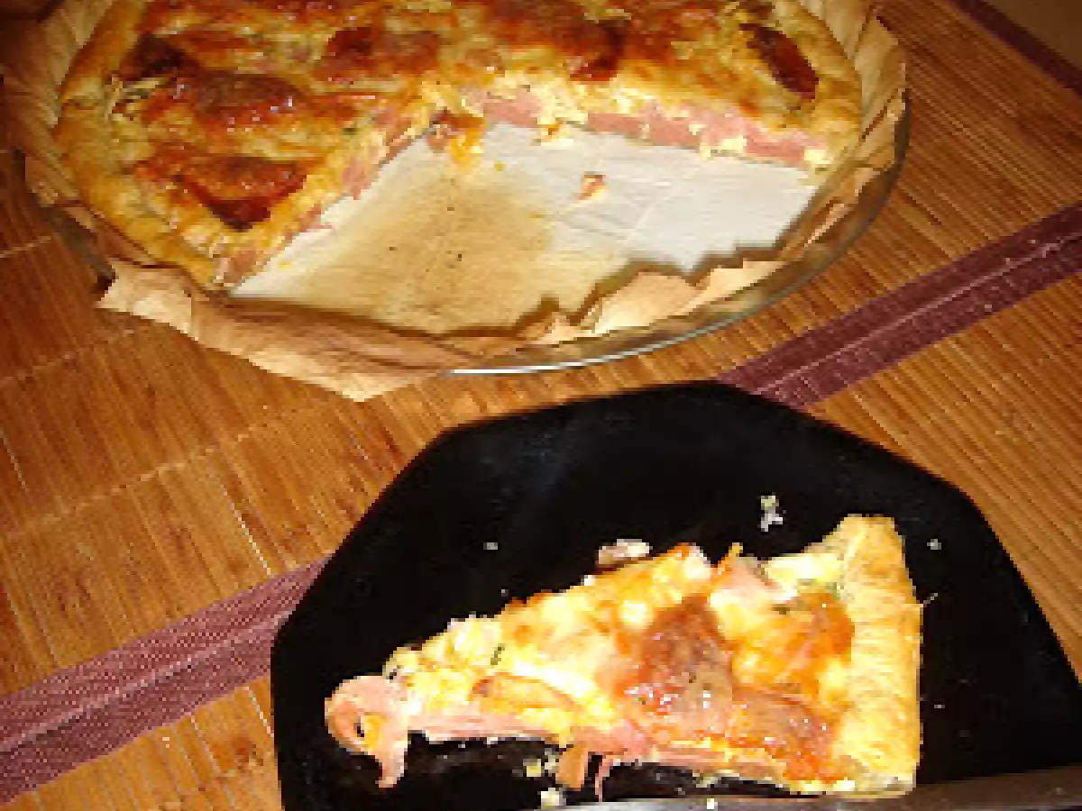 Quiche de enchidos
