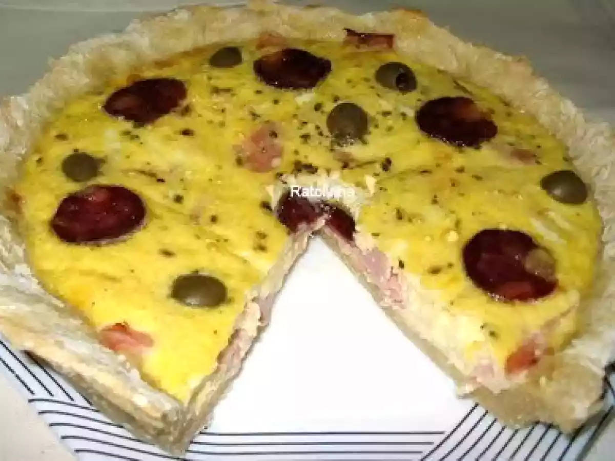 Quiche de Fiambre e Chouriço