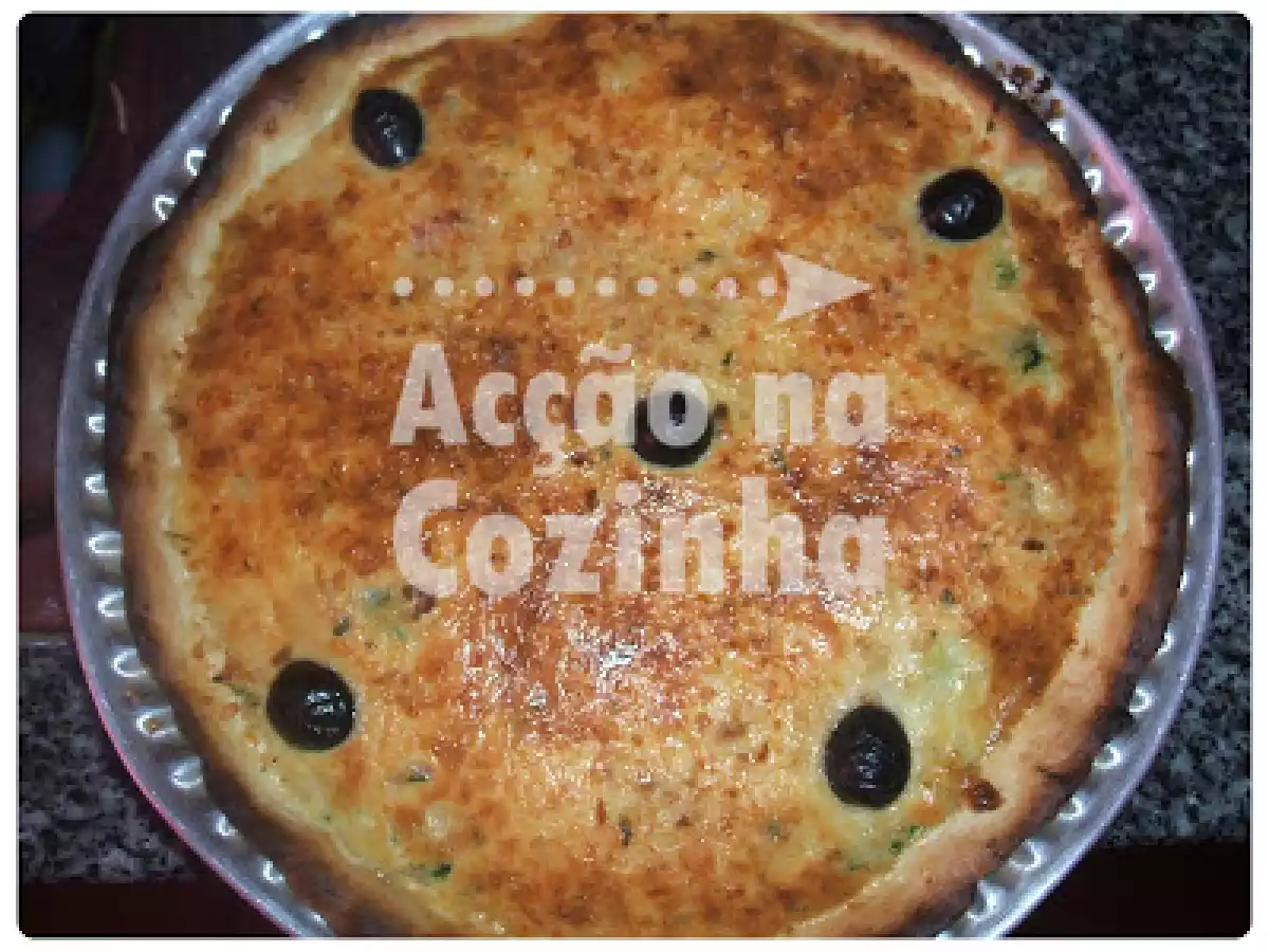 Quiche de fiambre e legumes