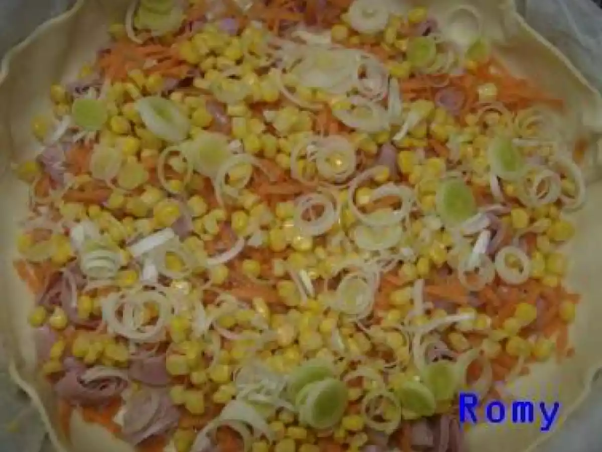 Quiche de fiambre e legumes variados - foto 4