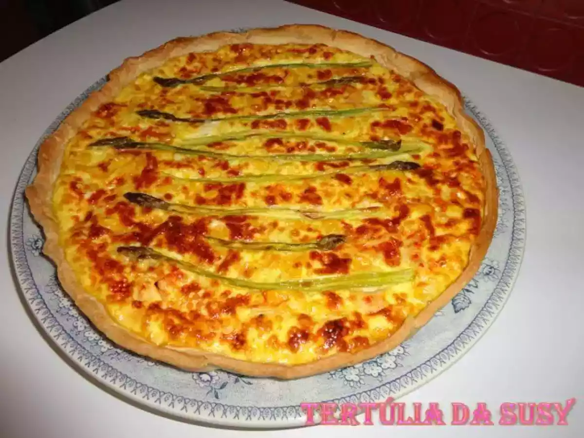Quiche de fiambre, milho e espargos - foto 2