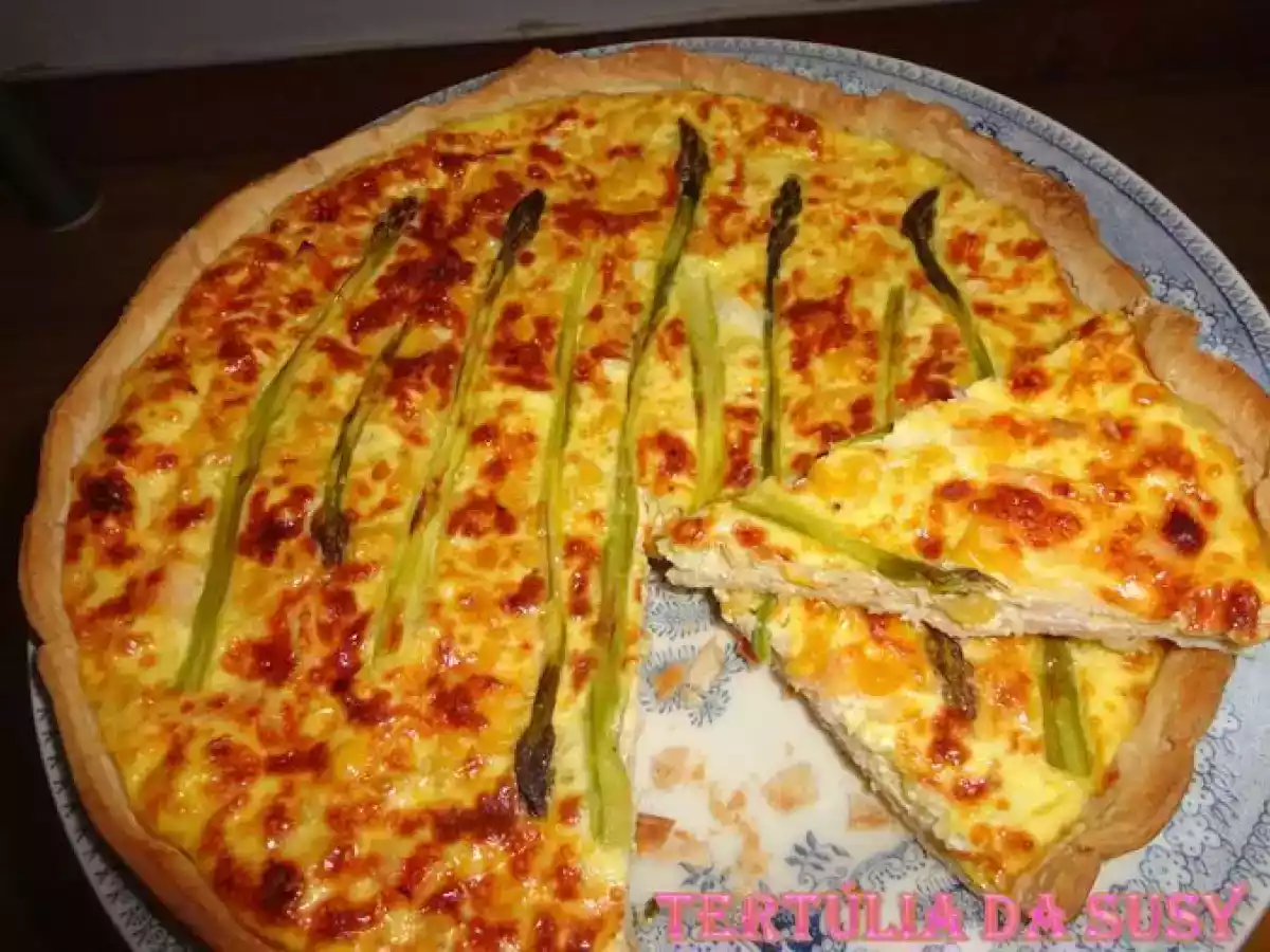 Quiche de fiambre, milho e espargos - foto 5