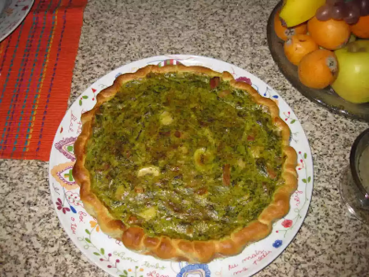 QUICHE DE LEGUMES e restos de Coelho