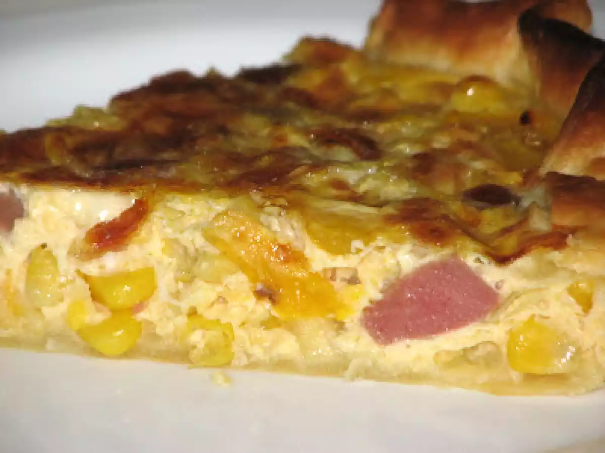 Quiche de milho e salsicha - foto 2