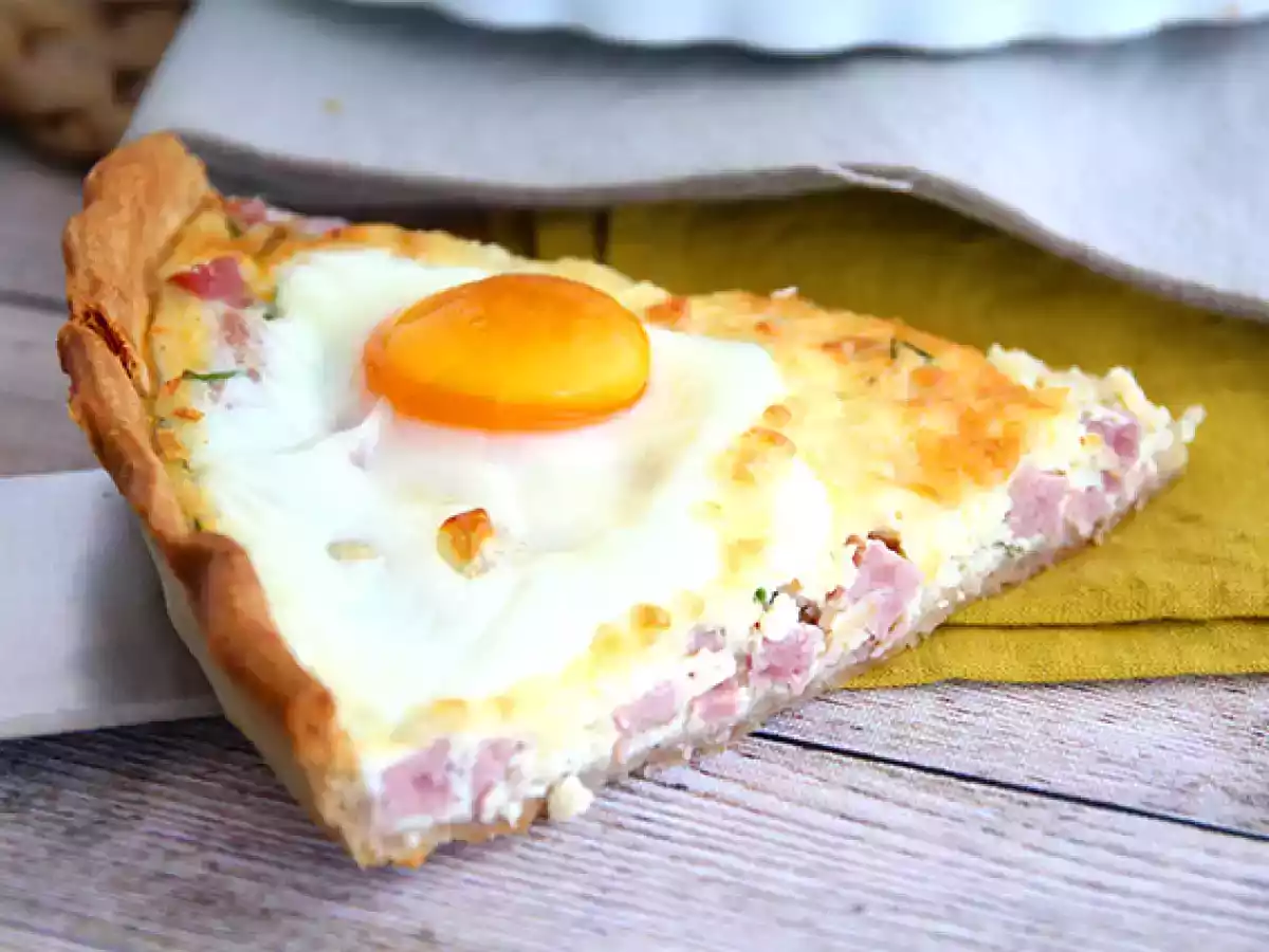 Quiche de ovos e fiambre (presunto) - foto 3